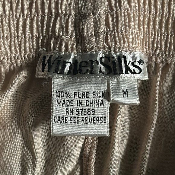 {VTG} Nude Silk Leggings - Picture 6 of 8